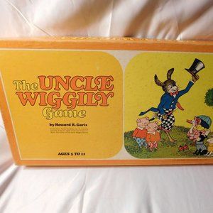 The Uncle Wiggily Board Game Parker Bros. Vintage 1971